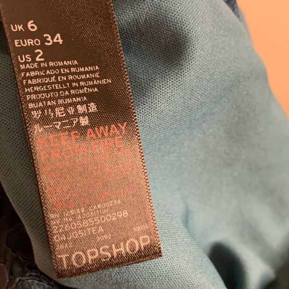 Topshop Dark Green Lace Dress - Picture 9 of 10